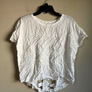 Knot sisters small/medium white top